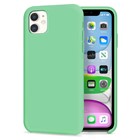 Apple iPhone 11 CaseUp Slim Liquid Silicone Kılıf Yeşil